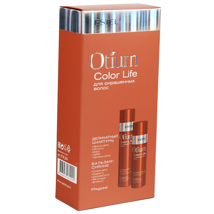 Otium color life. OTM.204 набор Otium Color Life для окрашенных волос. Набор Otium Color Life для окрашенных волос. Набор Otium Color Life Эстель. Estel Otium Color Life набор.
